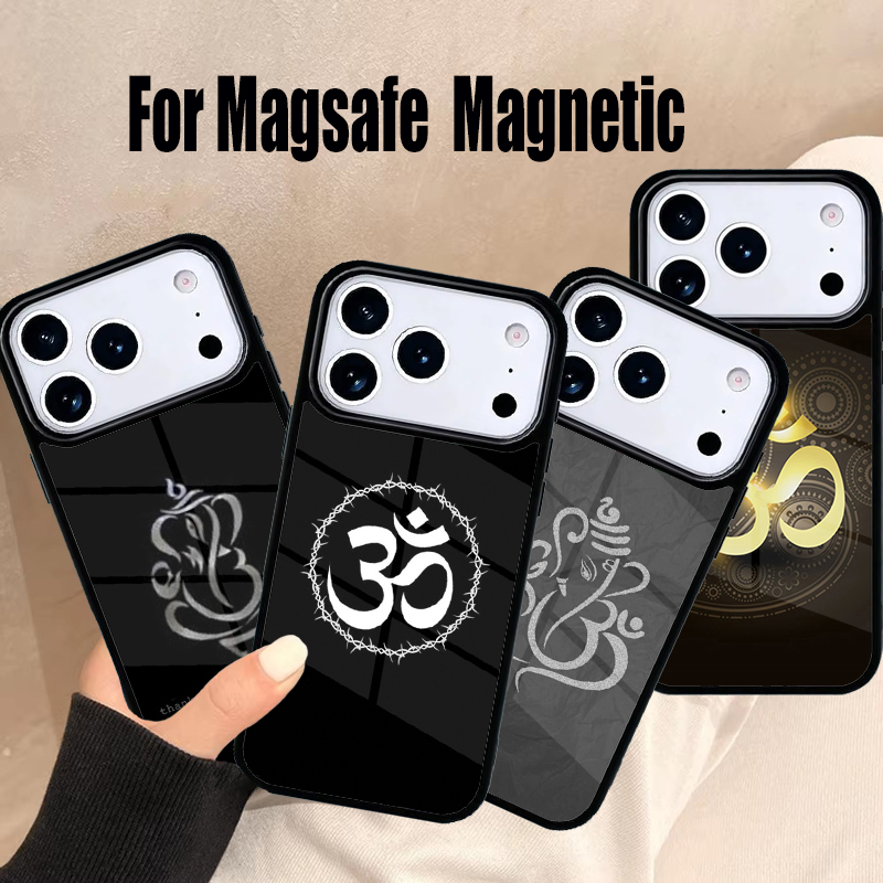 Yoga Fitness Apple - Etui na telefon z symbolem Aum