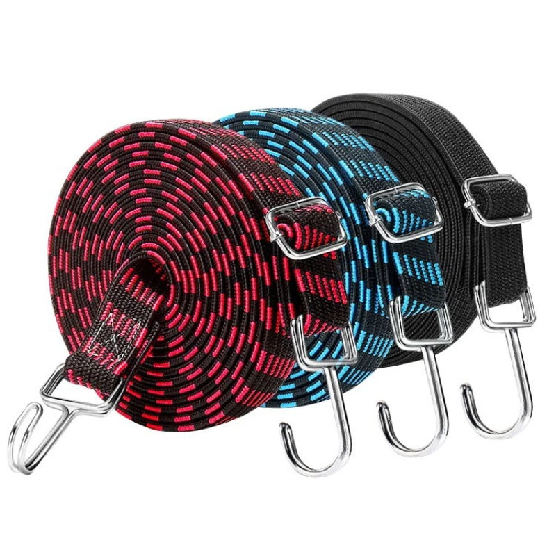 Jump Rope - 1/2-metrowy regulowany gumowy pasek z haczykiem,