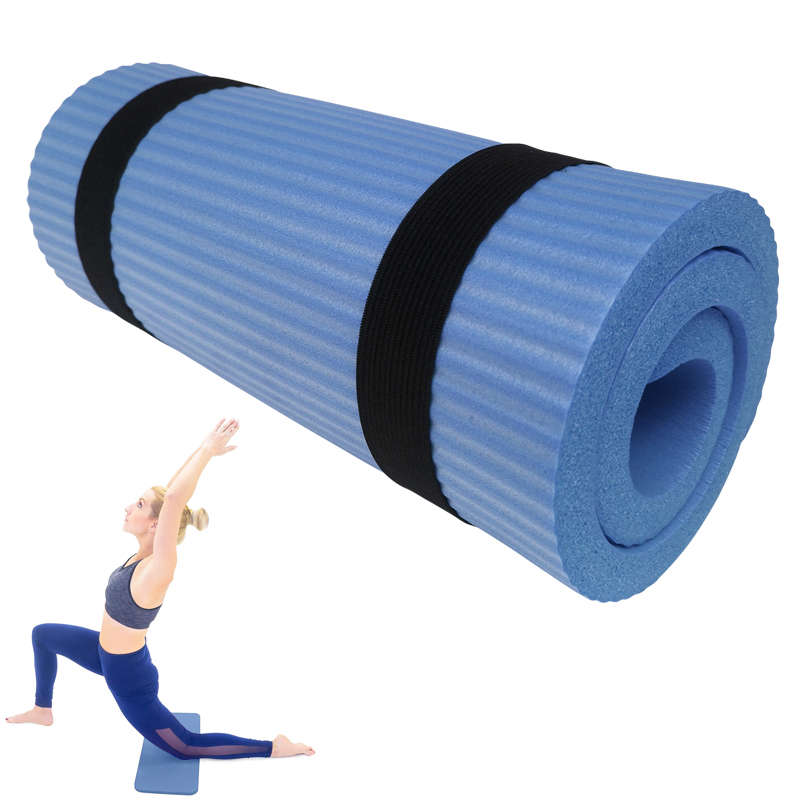 Yoga Fitness Health - Mata do ćwiczeń z amortyzacją, antypoślizgowa,