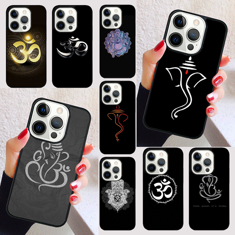 Yoga Fitness Apple - Etui na telefon z symbolem Aum