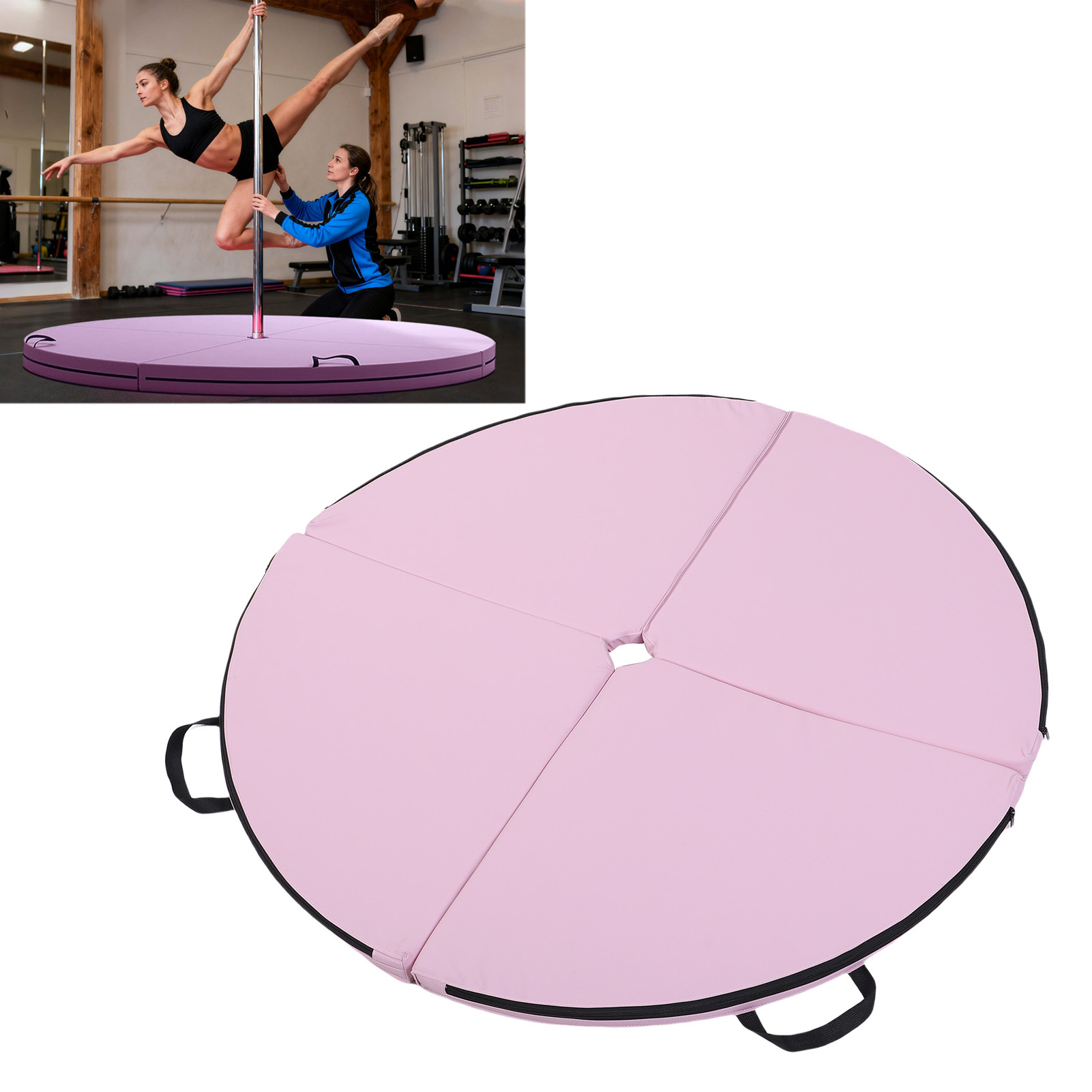 Gymnastics Rings - Składana mata do pole dance, mata