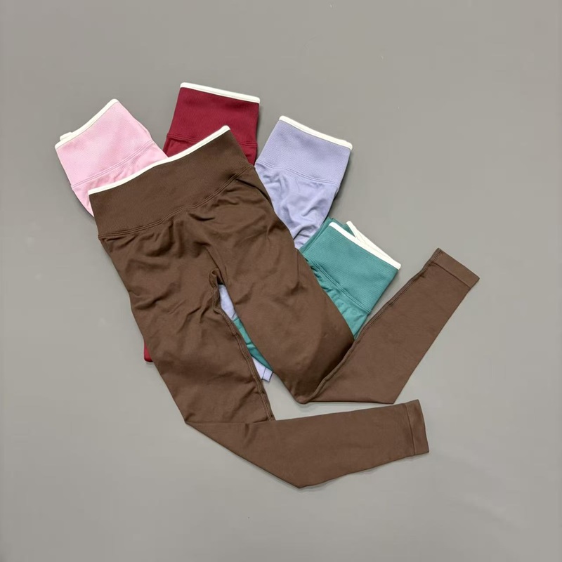 Yoga Fitness Pants - Legginsy Sculpt Scrunch Damskie z Wysokim