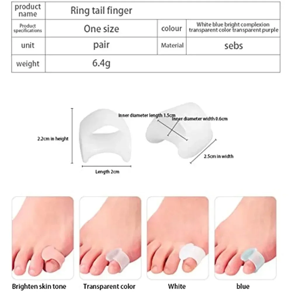 2 szt. silikonowych separatoró – Yoga Toe Separator recenzja i cena