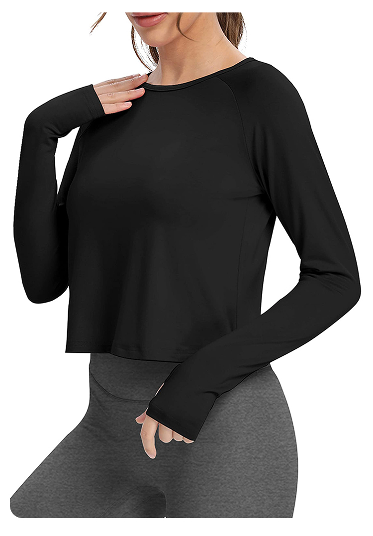 Damska koszulka sportowa z dłu – Yoga & Fitness Classes By Niharika Zirakpur Reviews recenzja i cena