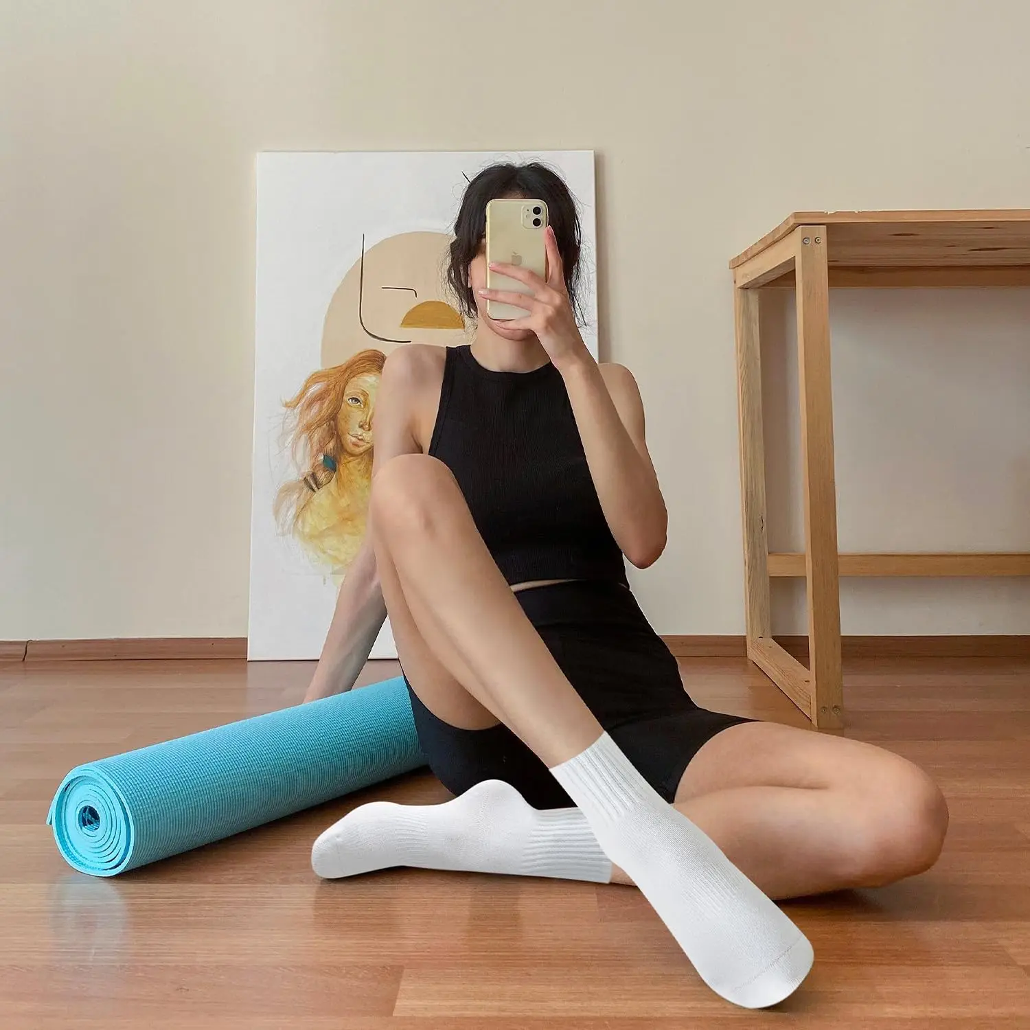4 pary damskich skarpet do jog – Yoga & Fitness Classes By Niharika Zirakpur Reviews recenzja i cena