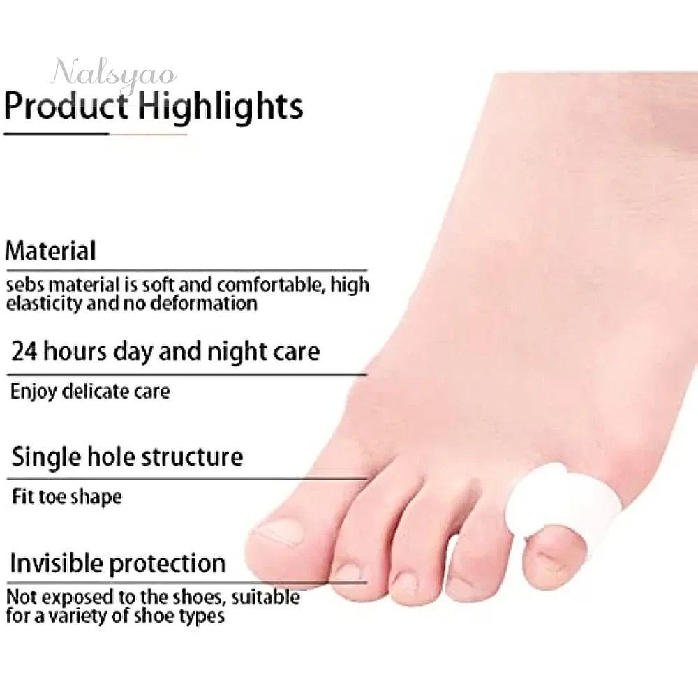 2 szt. Silikonowe oddzielacze  – Yoga Toe Separator recenzja i cena