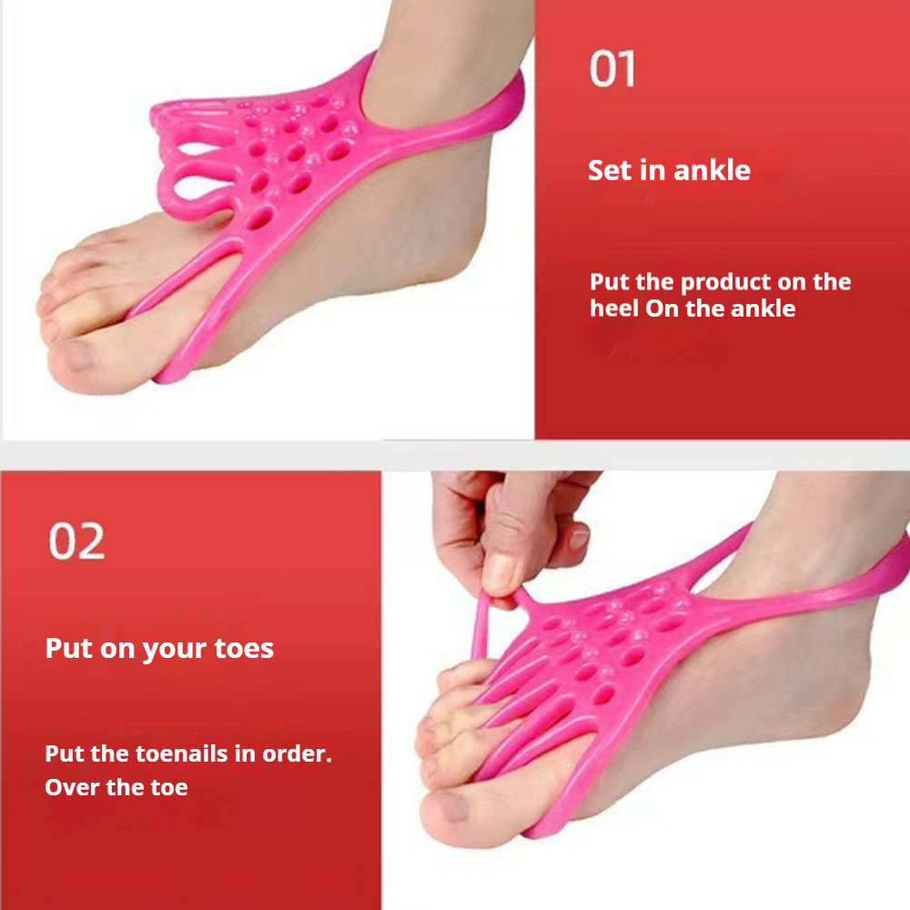Masaż rozciągający stopy, rela – Yoga Toe Separator recenzja i cena