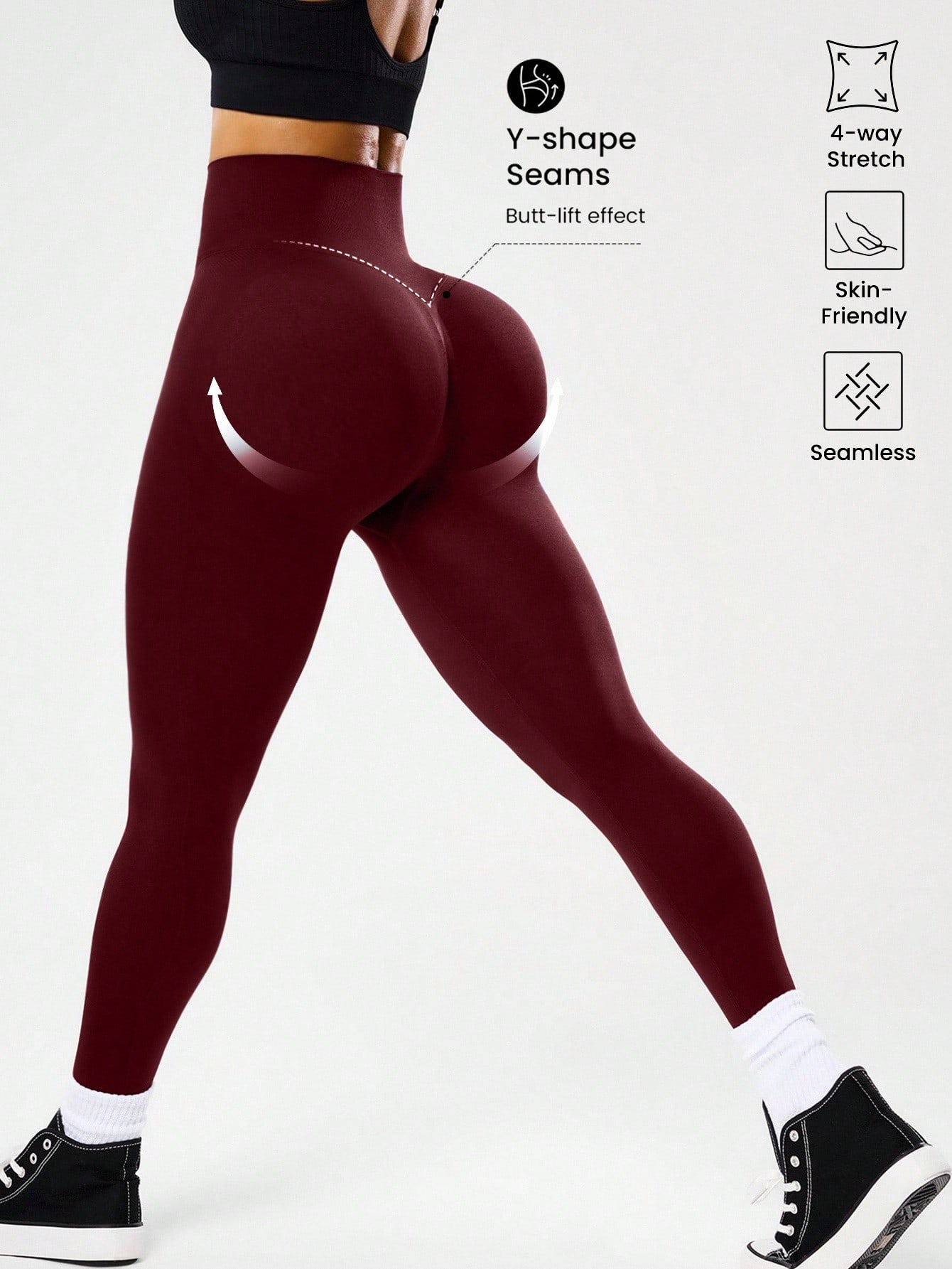 Bezszwowe legginsy do jogi z w – Yoga Fitness Pants recenzja i cena